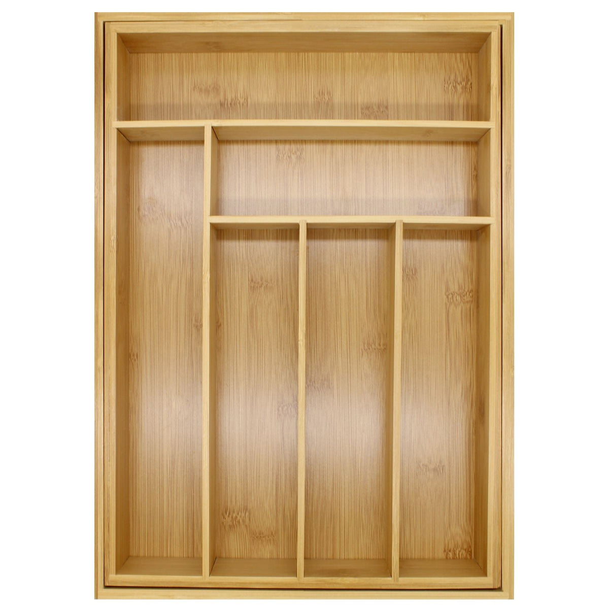 Bamboo extending cutlery drawer organiser, photo 7
