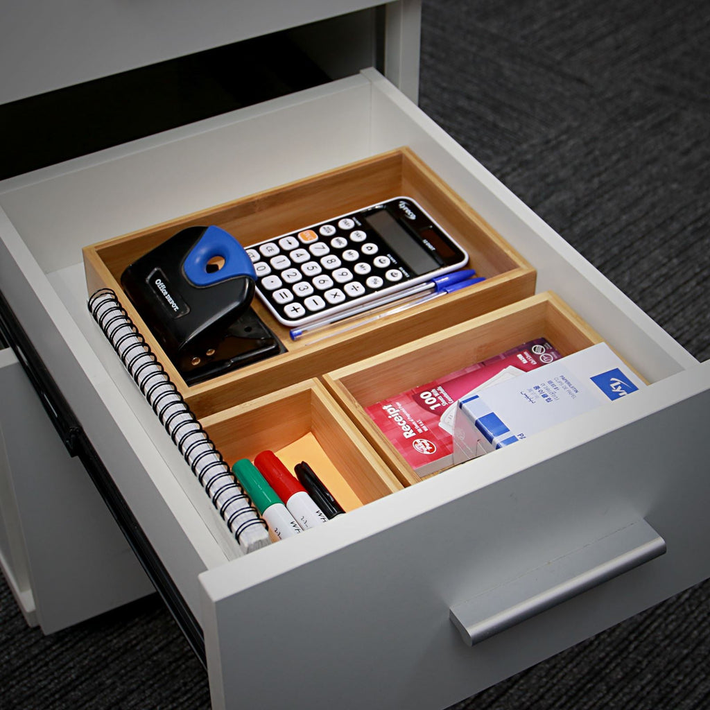 Bamboo drawer organisers, set of 5, photo 4