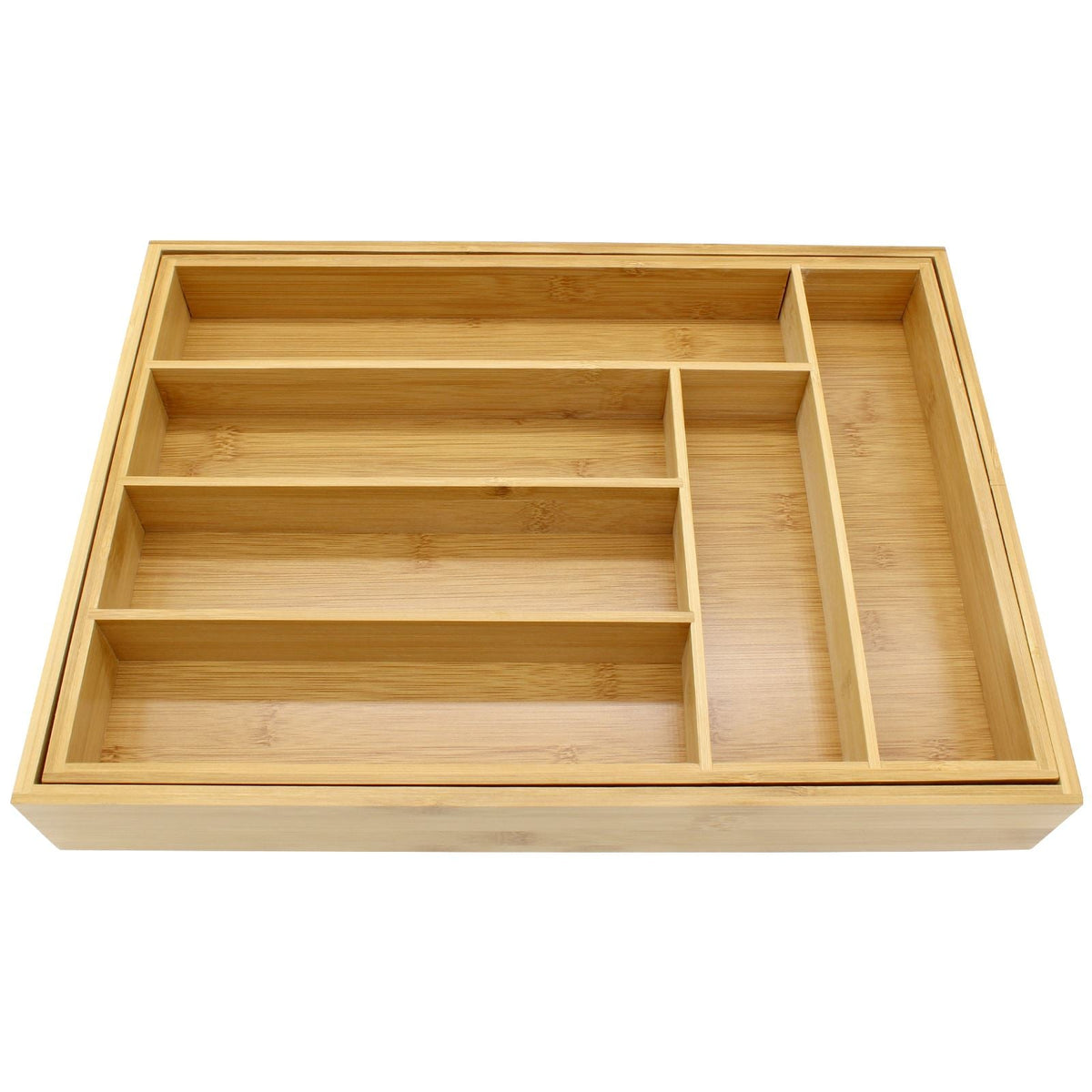 Bamboo extending cutlery drawer organiser, photo 8