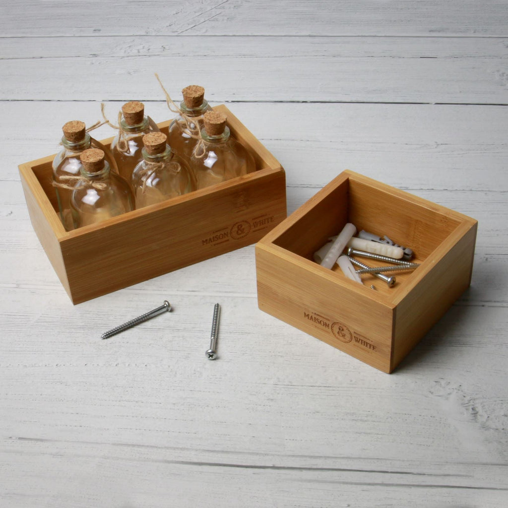 Bamboo drawer organisers, set of 5, photo 3
