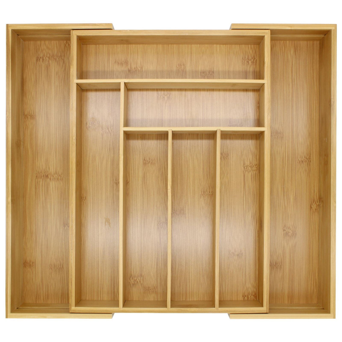 Bamboo extending cutlery drawer organiser, photo 5