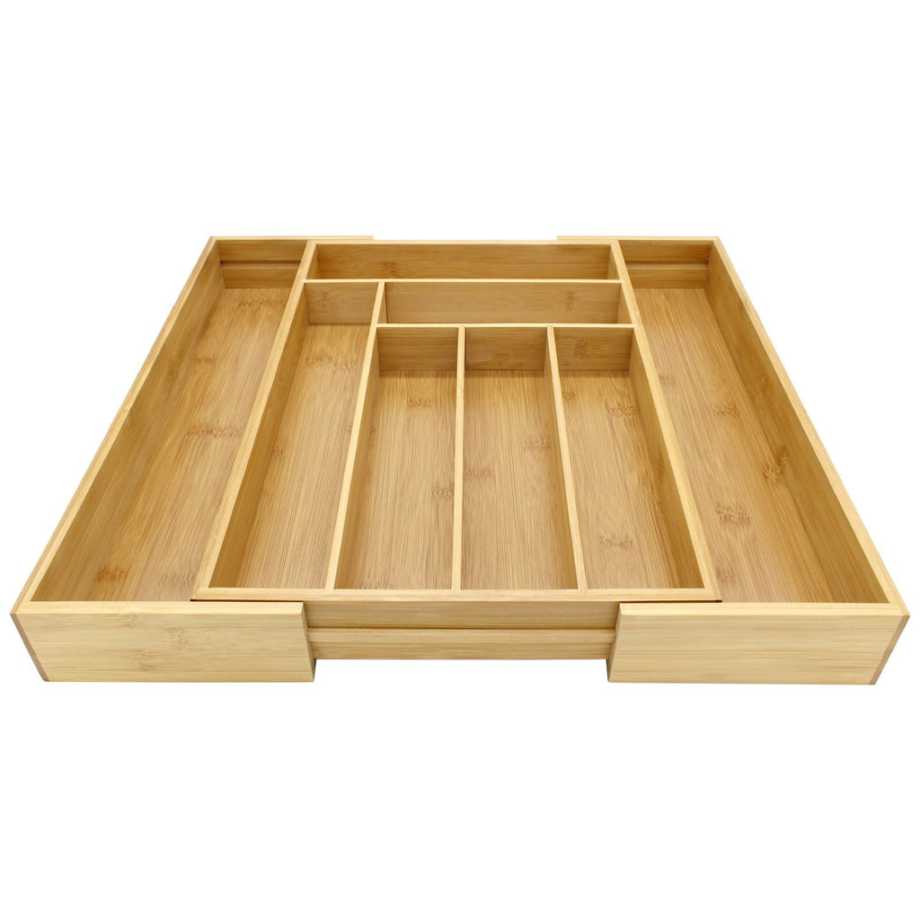 Bamboo extending cutlery drawer organiser, photo 6